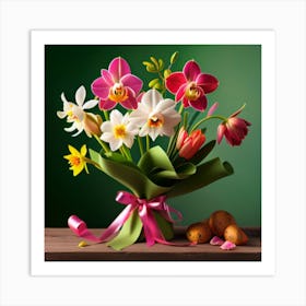 Bouquet Of Flowers 9 Art Print