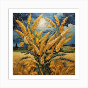Ears of wheat Art Print