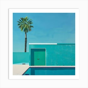 'Blue Pool' Art Print