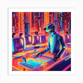 Futuristic Art Art Print