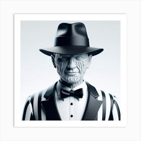 Suave Freddy Kruger Art Print