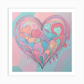 Heart Of Love 2 Art Print