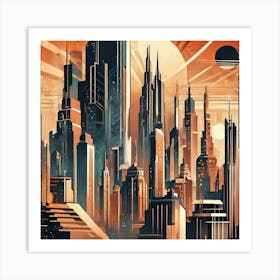 Cityscape 17 Art Print