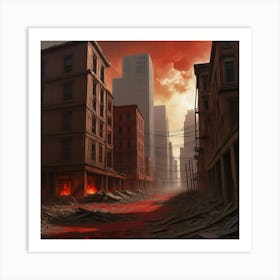 Apocalypse City 2 Art Print