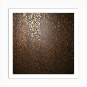 Photography Backdrop PVC brown painted pattern 12 Art Print