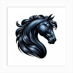 Creative Horse Beauty Illustration Nr 114 Art Print