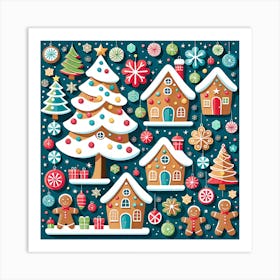 Christmas Decoration Vector Illustration, Christmas Tree art, Christmas Tree, Christmas vector art, Vector Art, Christmas art, Christmas Art Print