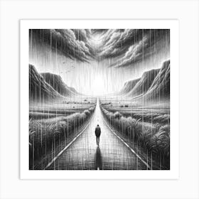 Road To Nowhere Dreamscape Art Print