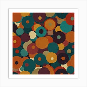 Abstract Circles Art Print