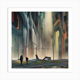 Metaphysical Futurist Art Print