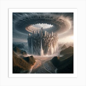 Alien City Art Print