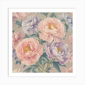 Peonies Art Print