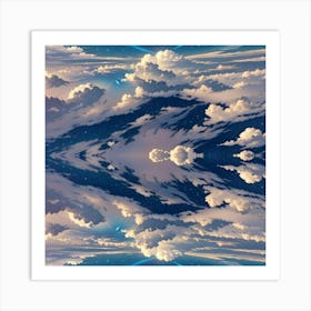 Sky With Clouds Art Print