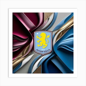 Aston Villa F.C Logo Wall Art 19 Art Print