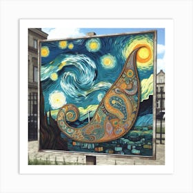 Paisley2gogh Art Print