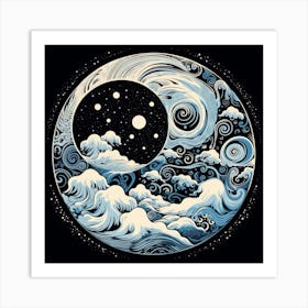 Yin And Yang 18 Art Print