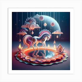 Unicorn Art Art Print