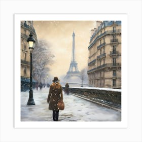 Paris In Winter 20 Poster