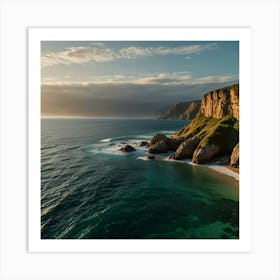 Sunset At The Cape Of Good Hope Art Print