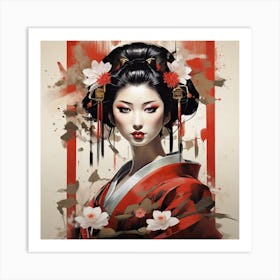 Geisha 1 Art Print