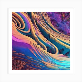 Abstract Fractal Art Art Print