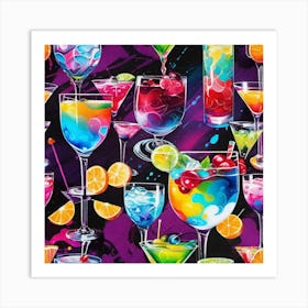 Alcoholic Beverages Art Print