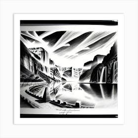 Black And White Pencil Drawing Art Print