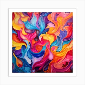 Abstract Abstract Painting 4 Art Print