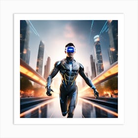 Futuristic Man 109 Art Print