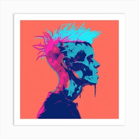 Portrait Of A Skeleton Art Print