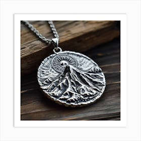 Mountain Pendant Art Print