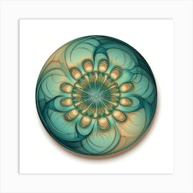 Fractal Flower Art Print