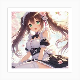 Maid Anime 1 Art Print