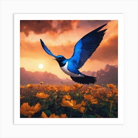 Giant Swallow Earth (1) Art Print