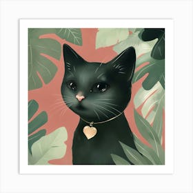 Black Cat Art Print