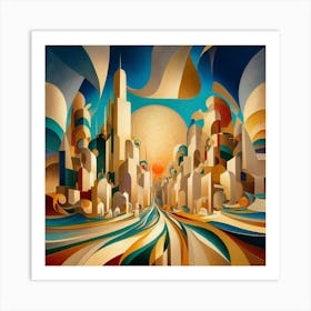 Cityscape 2 Art Print