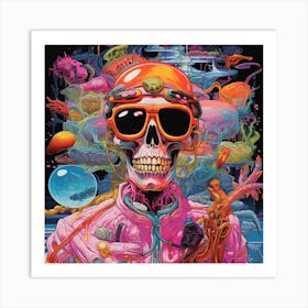 Skeleton Art Print