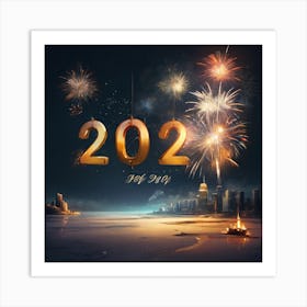 New Year 2024 1 Art Print