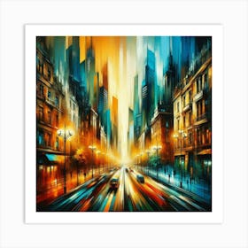 Cityscape 11 Art Print