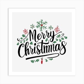 Merry Christmas Art Print