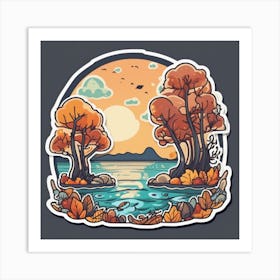 Autumn Landscape 6 Art Print