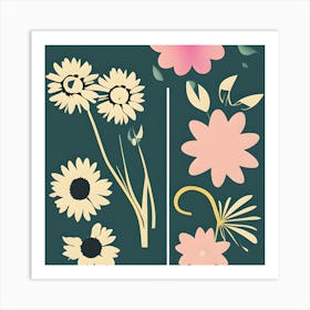 Earthy Floral Art Print