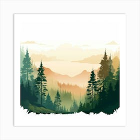 Landscape Forest Art Print