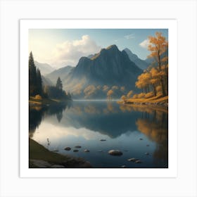 Landscape Painting 1 Art Print