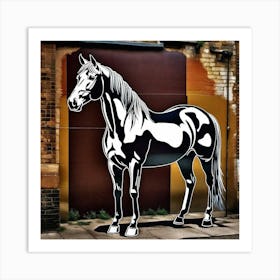 Horse By Jackson Pollock Art Print