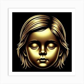 Child'S Face Art Print