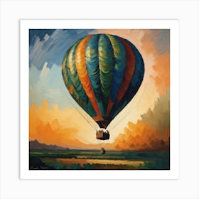 Hot Air Balloon 1 Art Print