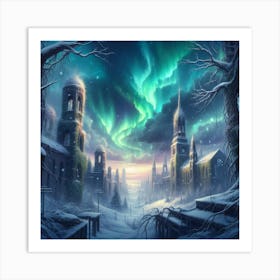 Frozen Echoes 27 Art Print