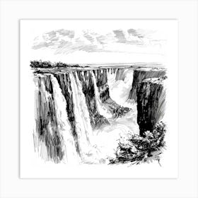 Victoria Falls 4 Art Print