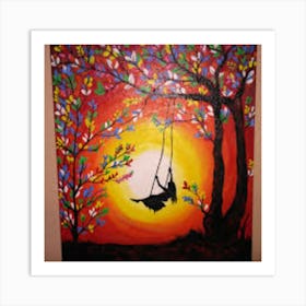 Swing In The Sun Art Print